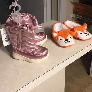 Girls Boots and Slippers Size 7
